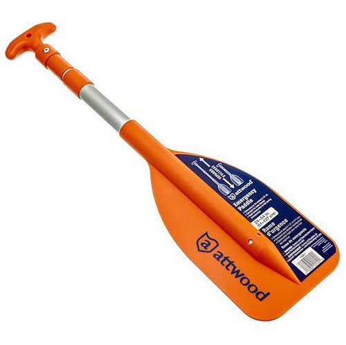 Attwood Telescoping Emergency Paddle, Orange, 20 to 42 Inch