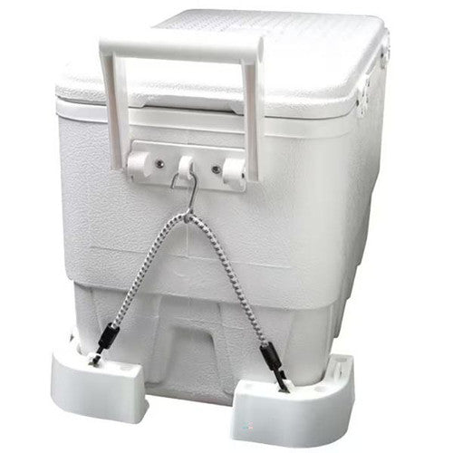 Attwood 14137-7 Cooler Mounting Kit with 4 Corner Pieces and 2 Quick-Connect Stretch Straps