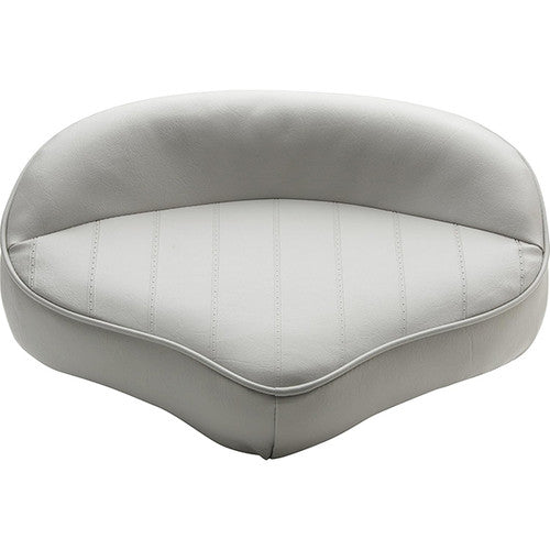 Attwood Casting Seat, Gray Marine Vinyl, Universal Fit Fishing Boat Seat