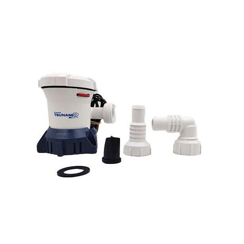 Attwood Tsunami Mk2 T800 12V Bilge Pump, 800 GPH, Replaces 4608-7