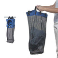 Boatmates Hanging Clothes Hamper 3133-0, Mesh Laundry Bag for Boat Lockers, Blue