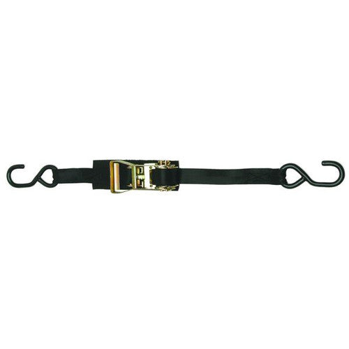 Boat Buckle Ratchet Transom/Utility Tie-Down, 1 Inch x 3.5 Feet, Pair