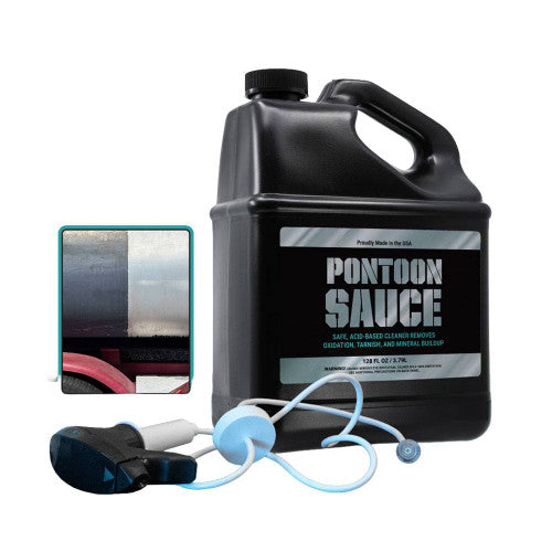 Boat Bling PS0128 Pontoon Sauce Bare Aluminum and Pontoon Cleaner