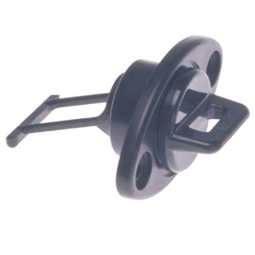 Beckson Marine DP10-B Screw-In Drain Plug Assembly, Black, 1 Inch