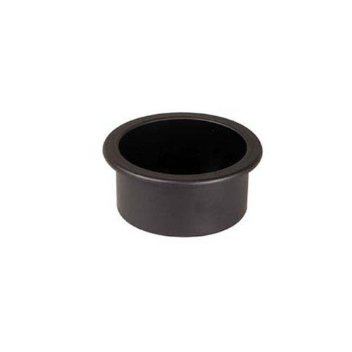 Beckson GH31-B1 Shallow Series Recessed Cup Holder, Black, 2-7/8 Inch Hole Cut