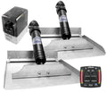 Bennett Marine 12 x 12 Inch Hydraulic Trim Tab Kit with All-in-One Indicator Control, 6BT-50110-89-00