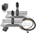 Bennett 129E Hydraulic Trim Tab Kit, 12 x 9 Inch, Euro-Style Rocker Switch Control