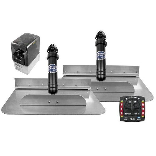 Bennett 18 x 12 Hydraulic Trim Tab Kit with All-in-One Indicator Control 6BT501109000