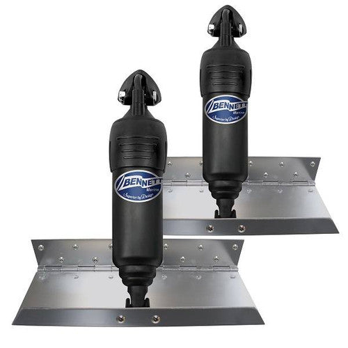 Bennett BOLT Electric Trim Tab Kit 6BT500134300 - 12 in x 4 in, Fits Trailered Boats 12-17 ft