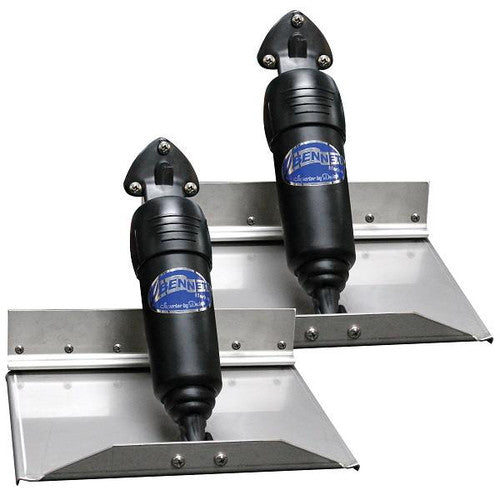 Bennett BOLT129 12 in x 9 in Electric Trim Tab Kit (P/N 6BT500134400) for 14-18 ft Boats