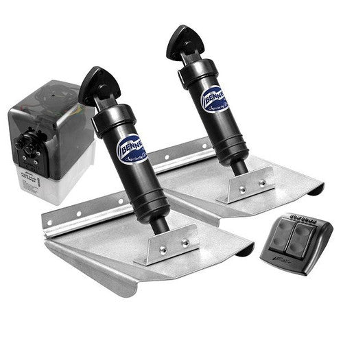 Bennett M80 Complete Sport 8" x 10" Hydraulic Trim Tab Kit for Boats 17-20 ft