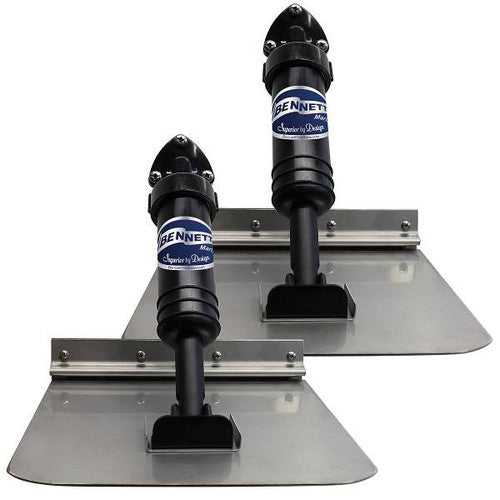 Bennett SLT10 Self-Leveling Trim Tab System, 10 Inch x 10 Inch, for Boats 16 Feet and Up