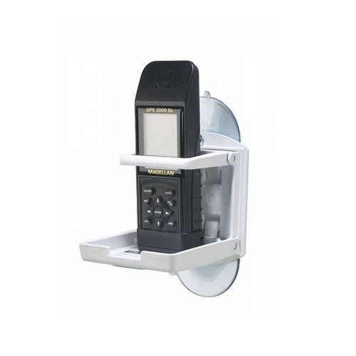 Boatmates Stor-Aweigh Folding GPS/Radio Caddy for Boats, White