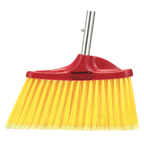 Shurhold Angled Floor Broom - Snap-On Sweep Head for Boat, RV, and Home Cleaning