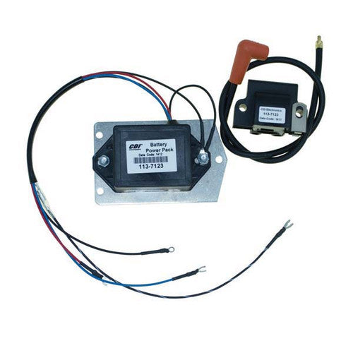 Sierra Battery Power Pack 18-99238 for Johnson/Evinrude 3-Cylinder 55-100 HP (1968-1972), Replaces 397123