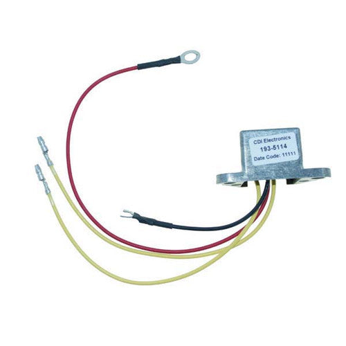 Sierra 18-99416 Johnson/Evinrude Regulated Rectifier, Replaces 153-5114, Fits 5-15 HP 4-Stroke Outboards 1993-2000