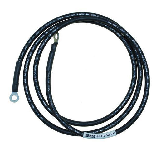 Sierra 18-99372 Battery Cable, 6 AWG, 6 Foot, Black