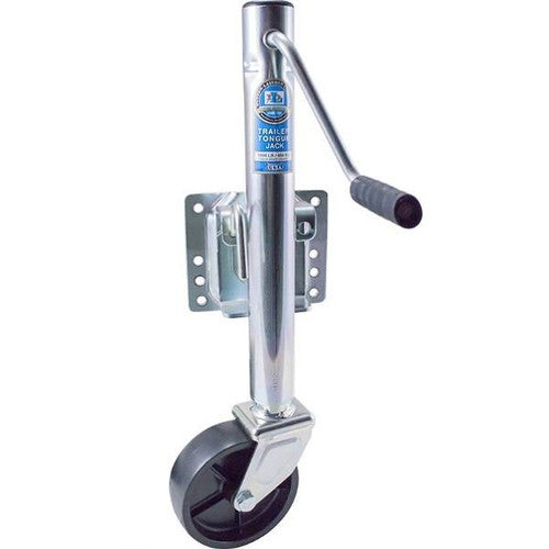 Dutton-Lainson 22457 Swivel Trailer Jack, 1000 lb Capacity, 6 Inch Wheel, Zinc TuffPlate Finish
