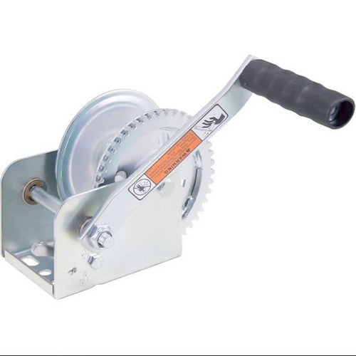 Dutton-Lainson Manual Trailer Winch, Zinc Plated - 600 lb to 1,400 lb Capacity