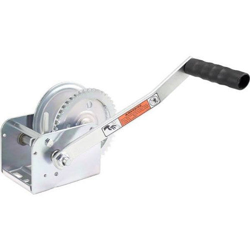 Dutton-Lainson Manual Trailer Winch, Zinc Plated - 600 lb to 1,400 lb Capacity