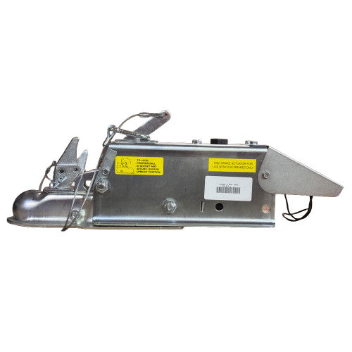 Dexter Model 60 Hydraulic Brake Actuator, 7,000 lb Disc Brake, Lever Lock, Plated, Solenoid and Cover, Part 068-196-05