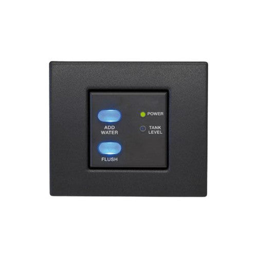 Dometic MF-DFS Flush Switch Panel, 12/24V Wall-Mounted Control with Backlit Buttons for MasterFlush Toilets