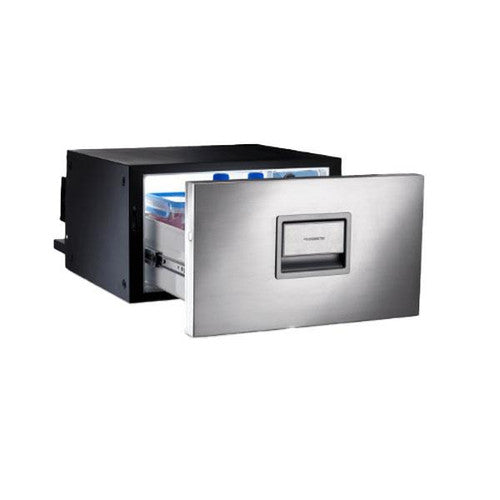 Dometic CoolMatic CD 30 Compressor Refrigerator - Black/Chrome, Drawer-Style