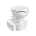 Dometic M65-5000 Marine Toilet, Type III MSD, 6.5 Gallon Tank, White with Enameled Wood Seat