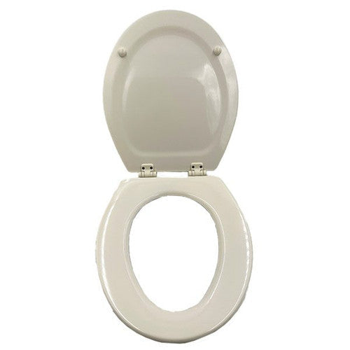 Dometic Toilet Seat and Lid for Vacuflush, Gravity, Traveler 500/500+/5000 Toilets - White or Bone