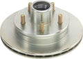 Dexter Axle Hub and Rotor Kit, 3.7K 545, Cupped and Studded, Zinc Finish