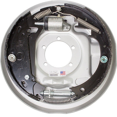 Dexter Axle K23-342-00 12 x 2 Inch LH Hydraulic Duo-Servo Trailer Brake with Park, 7,000 lb, 5-Bolt