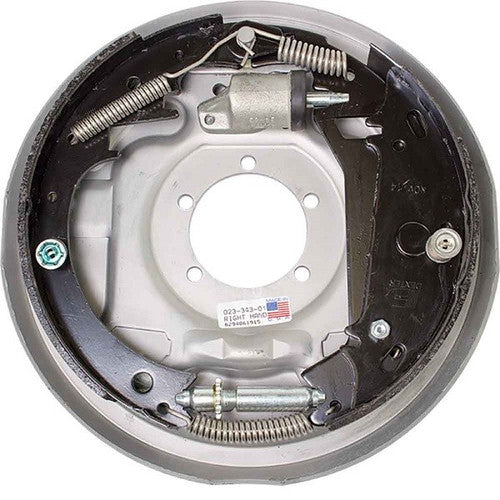 Dexter 12 Inch x 2 Inch Right Hand Hydraulic Brake Assembly K23-343-00, 7000 lb Free-Backing, 5-Bolt
