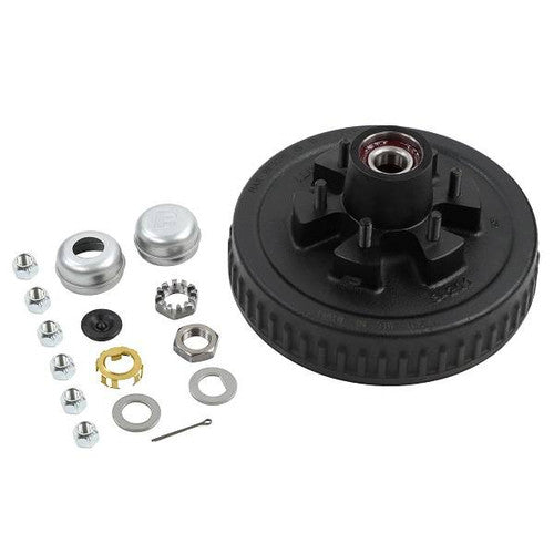 Dexter Hub and Drum Kit K08-201-1G, 6K Axle, 6 on 5-1/2 Inch Bolt Pattern, 2.125 Inch Seal