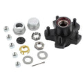 Dexter Trailer Hub Kit K08-259-1G, 5 on 4.5 Bolt Pattern, 2K Axle, Fits 8-12 Inch Wheels