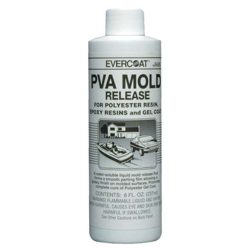Evercoat PVA Mold Release Agent, 8 oz - Water-Soluble Gel Coat Release Film