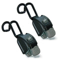 Boat Buckle G2 Retractable Gunwale Tie Down, 2 Inch x 38 Inch, Sold as Pair