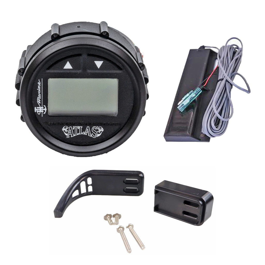 T-H Marine ATLAS Digital Position Gauge Kit - Black Face, Fits 4" to 14" Jack Plate Models