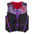 Full Throttle Rapid-Dry Flex-Back Life Jacket, Pink, USCG Type III - Child & Youth, 33-88 lbs