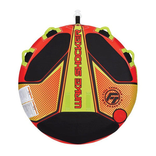 Full Throttle Wake Shocker 2 Rider Towable Tube, Red, 60 Inch