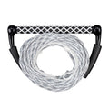 Full Throttle 3 Section Wakeboard/Kneeboard Rope, 65 Foot Adjustable Length, 1,800 lb Tensile Strength