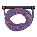 Full Throttle 1 Section Ski Rope, 75 ft Single-Rider Water Ski Rope with Floating Aluminum Handle
