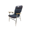 Gen3 Marine Navy Padded Aluminum Deck Chair, High Back