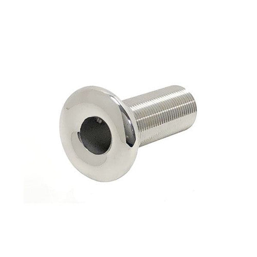 Gen3 Marine Stainless Steel 3 Inch Straight Thru-Hull Fitting, 5/8 Inch Hose ID