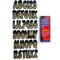 Hardline Products 3 Inch Boat Letter and Number Kit - Available in Black, Beige and Black, or Chrome and Black