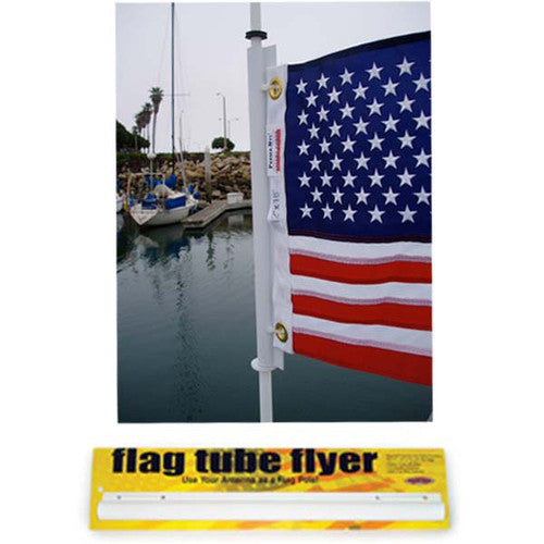 Hardline Products FTF Flag Flyer Tube for VHF Antenna - Fits 12x18 and 16x24 Flags