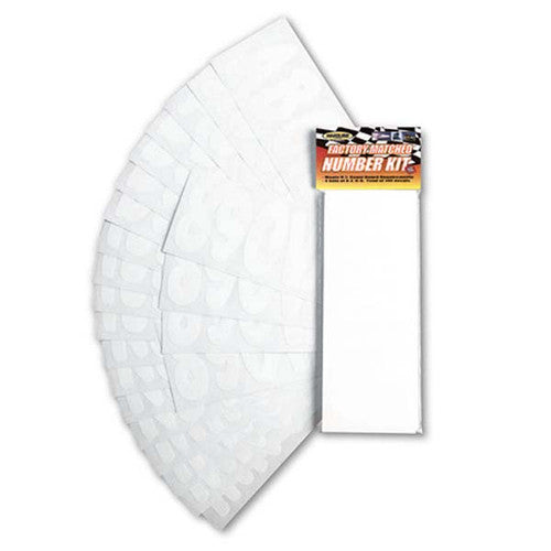 Hardline Products 3 Inch Boat Letter and Number Kit - 146-Piece Vinyl Decal Set, Available in Silver/Black, Black/Kiwi, White, Burgundy/Black, and Black/Red