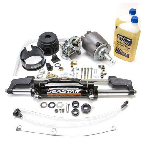 SeaStar 1.7 Sport Tilt Hydraulic Steering Kit HK6400TS-4 for Outboard Engines up to 350 HP