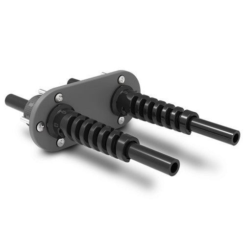 SeaStar Dual Hose Bulkhead Fitting Kit, Field Installed, Plastic - HO7205