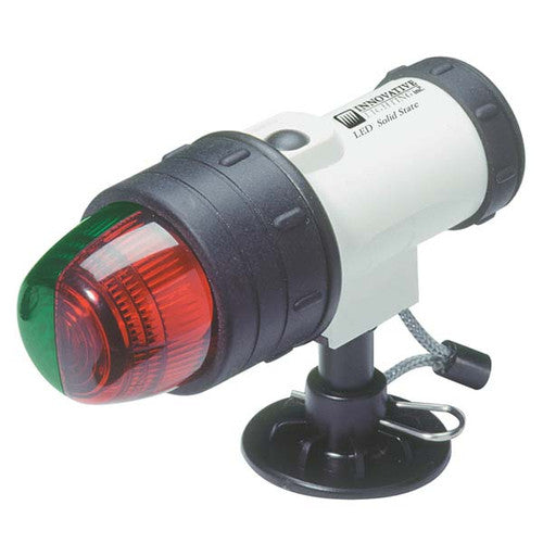 Innovative Lighting Portable LED Bow Navigation Light for Inflatable Boats, Bi-Color Red/Green, 560-1112-7