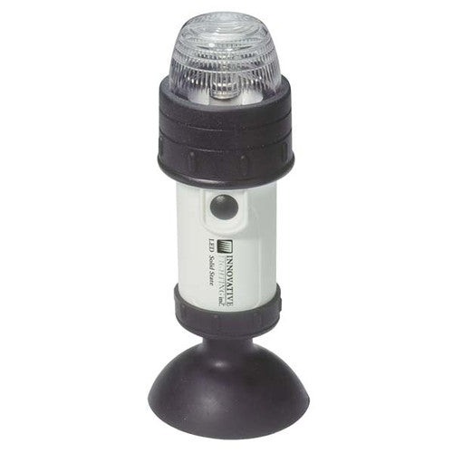 Innovative Lighting Portable LED Boat Stern Light with Suction Cup Mount, White (560-2110-7)